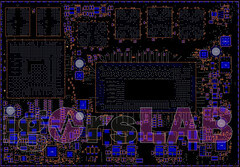 Layout della scheda Intel Xe-HPG DG2. (Fonte immagine: Igor&#039;sLAB)