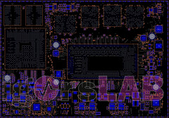 Layout della scheda Intel Xe-HPG DG2. (Fonte immagine: Igor'sLAB)