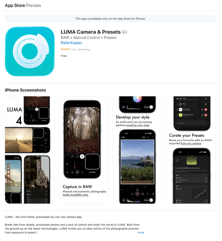 (Fonte: Apple App Store)