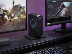 Il NUC 12 Enthusiast sarà lanciato con il sorprendente emblema RGB di Intel. (Fonte: Intel)