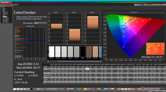 ColorChecker prima della calibrazione