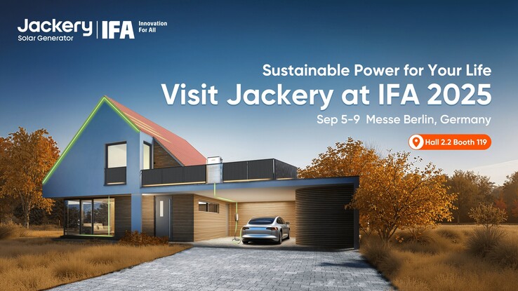 Jackery presenterà diversi prodotti all'IFA 2025. (Fonte: Jackery)