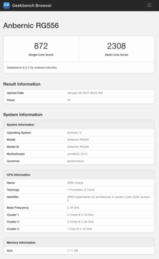 (Fonte: Geekbench)