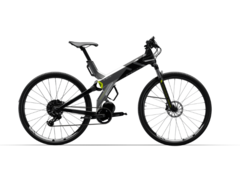 La bici elettrica Stealth Overlander R ha una batteria da 800 Wh. (Fonte: Stealth Electric Bikes)