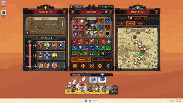 Nella foto: uno screenshot del gameplay di TBH: Task Bar Hero.