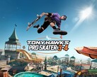 Immagine ufficiale del gioco Tony Hawk's Pro Skater 3+4. (Fonte: Nintendo)