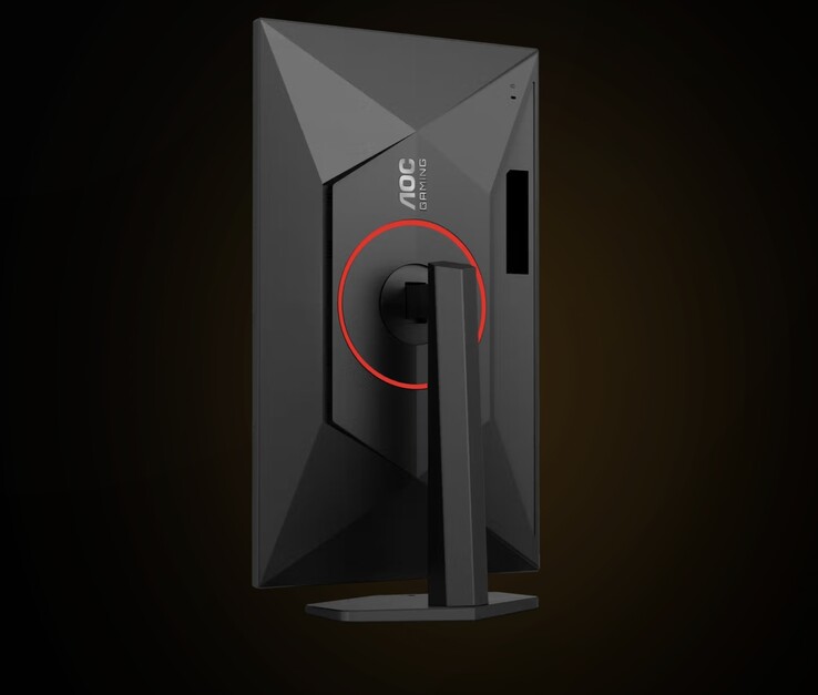Il monitor da gaming è inoltre dotato di una funzione di rotazione di 90 gradi, utile per le finestre di chat e la programmazione.