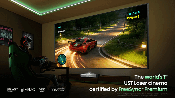 Il proiettore è dotato di una certificazione completa per Dolby Vision, Dolby Vision Gaming e IMAX Enhanced.
