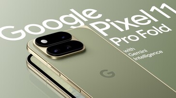 Rendering del Pixel 11 Pro Fold.