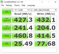 CrystalDiskMark 5.2.1