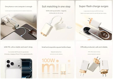 I punti salienti del caricabatterie da 100W