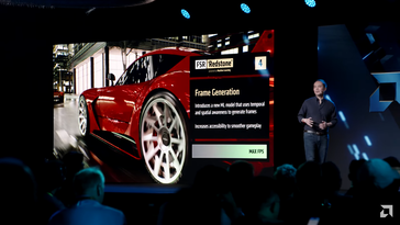 FSR Redstone porta la nuova generazione di fotogrammi ML migliorata. (Fonte immagine: AMD)