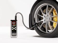 Il gonfiatore per pneumatici Gooloo GT160 Dual è dotato di un display LED a colori intelligente (fonte: Gooloo)