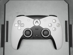 The Competitor di Hyperkin ha un D-pad diviso e dei thumbstick simmetrici come il controller DualSense. (Fonte: Hyperkin)