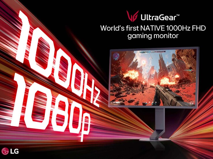 L'LG UltraGear 25G590B supporta 1000Hz a 1080p.