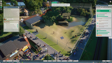 Nella foto: uno screenshot di gioco tratto da Planet Zoo.