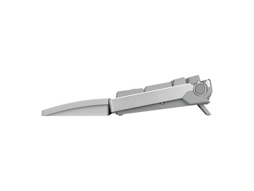 Profilo laterale della tastiera ROG Azoth 96 HE. (Fonte: Asus)