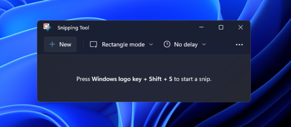 In pratica, il nuovo Snipping Tool è Snip &amp; Sketch. (Fonte immagine: Microsoft)