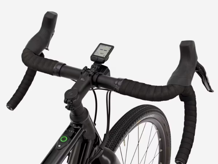 La e-bike Van Rysel E-GRVL AF HD in nero. (Fonte: Decathlon)