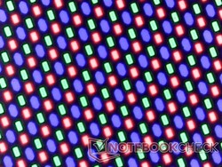 Una matrice di subpixel OLED nitida dal rivestimento lucido