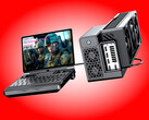 Il Win Max 3 collegato alla soluzione di docking eGPU G2 di GPD.
