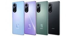 Le varianti di colore del Nova 9. (Fonte: Huawei)