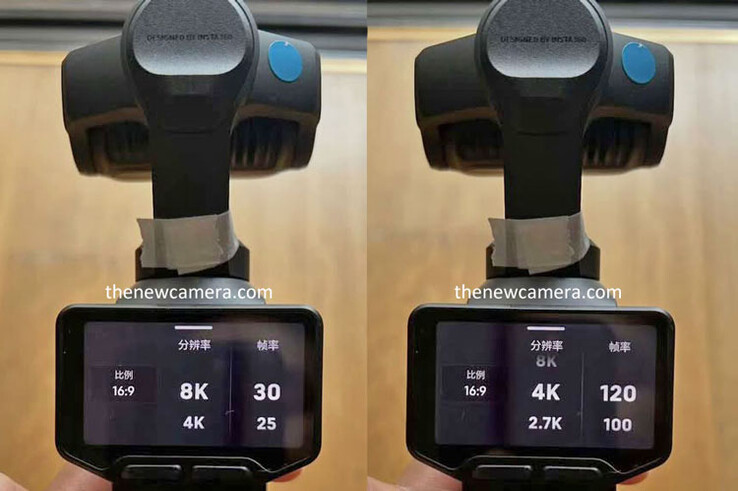 Le immagini hands-on del prototipo Insta360 Luna Ultra/Pro mostrano una risoluzione 8K.