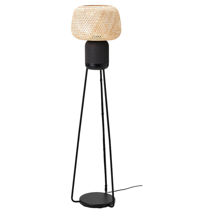 La lampada da terra IKEA SYMFONISK con altoparlante Wi-Fi. (Fonte: IKEA)