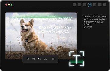 Il riconoscimento del testo è pubblicizzato