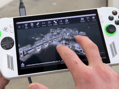 Una foto di u/dotvp che ingrandisce la mappa dell'edificio scansionata utilizzando il palmare Asus ROG Xbox Ally X.