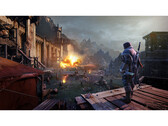 Uno screenshot da La Terra di Mezzo: L'Ombra di Mordor mostra un'ampia inquadratura del paesaggio. (Fonte immagine: Steam)