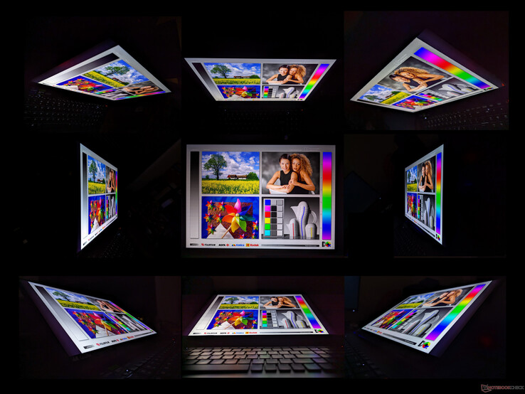 Il Mini-LED non soffre della degradazione del contrasto dell'IPS o dell'effetto arcobaleno dell'OLED, per alcuni dei migliori angoli di visione che abbiamo visto su un computer portatile