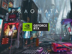 Viene mostrato il banner di Pragmata con il logo della GPU Nvidia