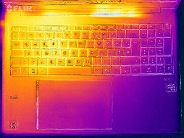 Prova di stress della temperatura superficiale (lato superiore)