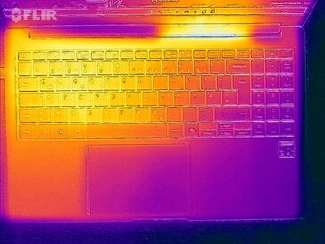 Test di sollecitazione delle temperature di superficie (lato superiore)