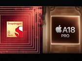 Applea18 Pro e Snapdragon 8 Gen 4 sono destinati a riscaldare l'arena dei SoC per smartphone. (Fonte immagine: Apple, Qualcomm con modifiche)