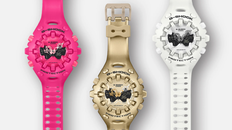 Da sinistra a destra: gli orologi Casio G-Shock GA-V01-4A, GA-V01-7A e GA-V01-9A. (Fonte: Casio)