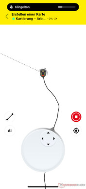 Kärcher RCX 6 durante la mappatura manuale