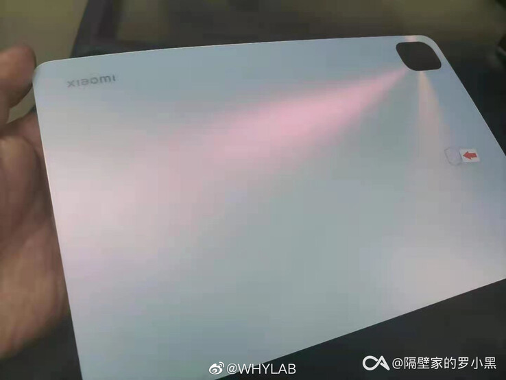 Possibile immagine dal vivo dello Xiaomi Mi Pad 5. (Fonte immagine: @stufflistings)