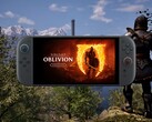 Oblivion Remastered per Switch, schermata della versione a 2 porte visualizzata su console portatile