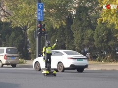 Hangxing No. 1 in azione (Fonte: CGTV+ via YouTube; screenshot ritagliato)