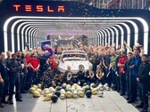 Tesla Giga Berlin in Germania festeggia il 500.000° SUV Model Y (Fonte: Tesla)