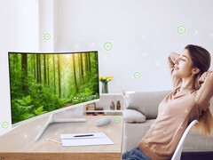 Questi tre nuovi monitor possono purificare l'aria attraverso la ionizzazione (Fonte: Asus)