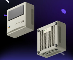 AYANEO AM01 deve il suo design ai desktop Macintosh vintage Apple. (Fonte: AYANEO)