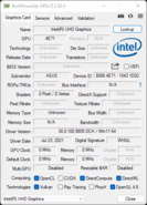 GPU-Z riconosce un Intel UHD Graphics