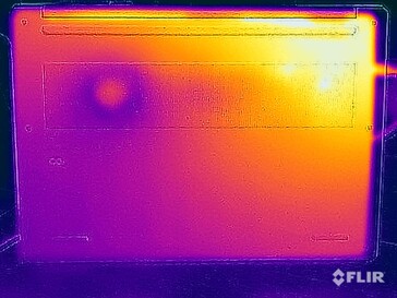 Test di sollecitazione delle temperature di superficie (in basso)