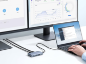 Il nuovo hub USB-C 7-in-1 di Anker segue altri accessori simili come l'hub USB-C 343 (sopra). (Fonte immagine: Anker)