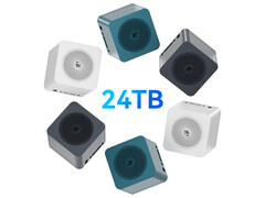 Beelink ME mini parte da 329 dollari. Nella foto: un&#039;immagine promozionale del NAS. (Fonte immagine: Beelink - modificata)