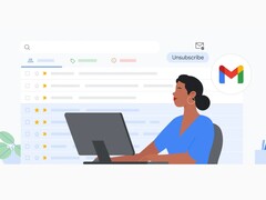 Immagine artistica di una persona che utilizza Gmail. (Fonte: Google Blog)