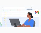 Immagine artistica di una persona che utilizza Gmail. (Fonte: Google Blog)